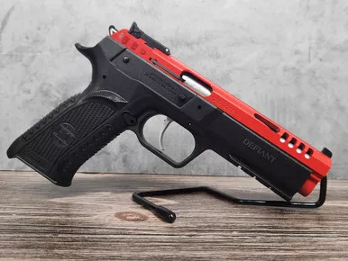 Tanfoglio Force .22lr 4.4" 10Rd Polymer Frame Red Steel Slide