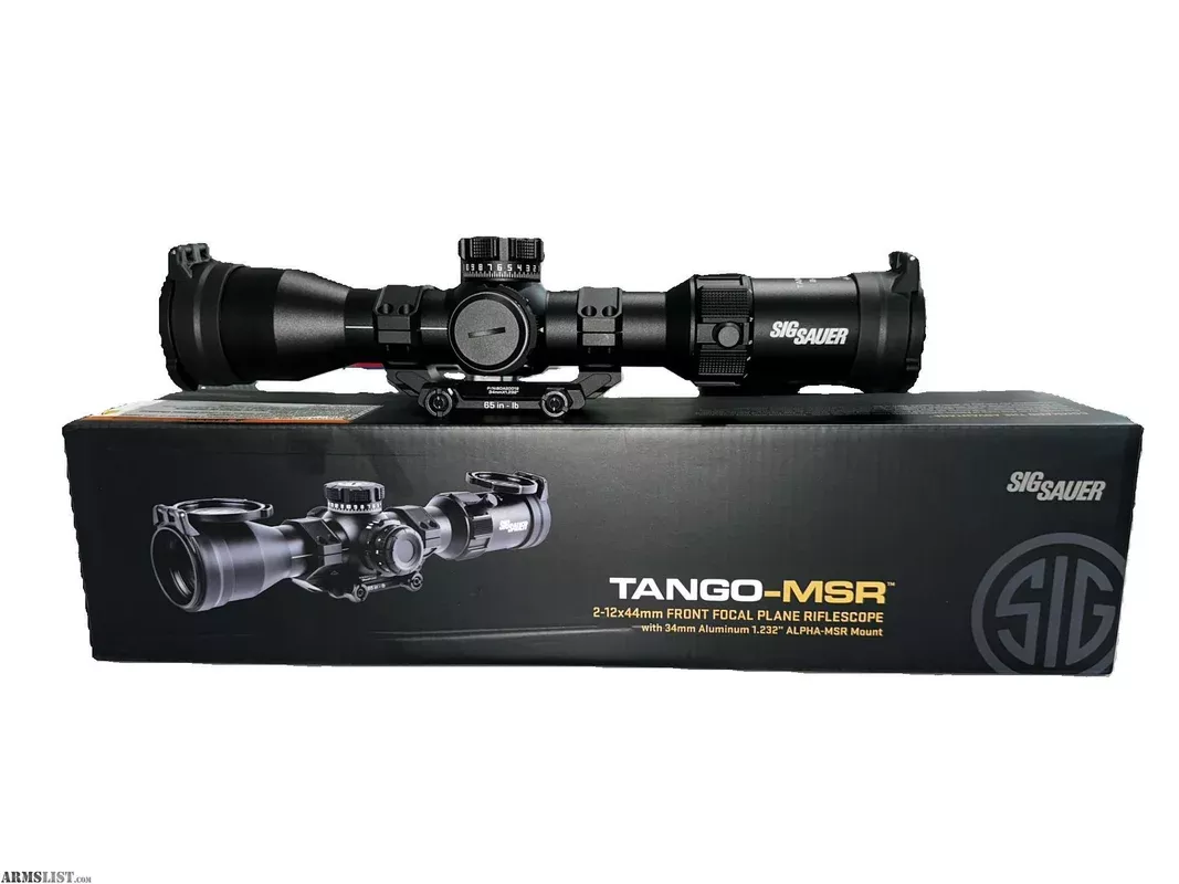 TANGO MSR 2-12X44 34MM BLACK from Riggs Firearms LLC near Mesquite, Dallas, TX