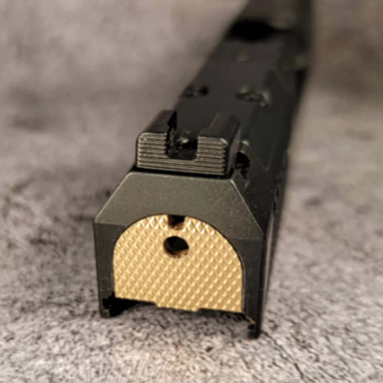 Taylor Freelance Canik Back Plate for MC9, L, LS, Prime - Brass - Shiny