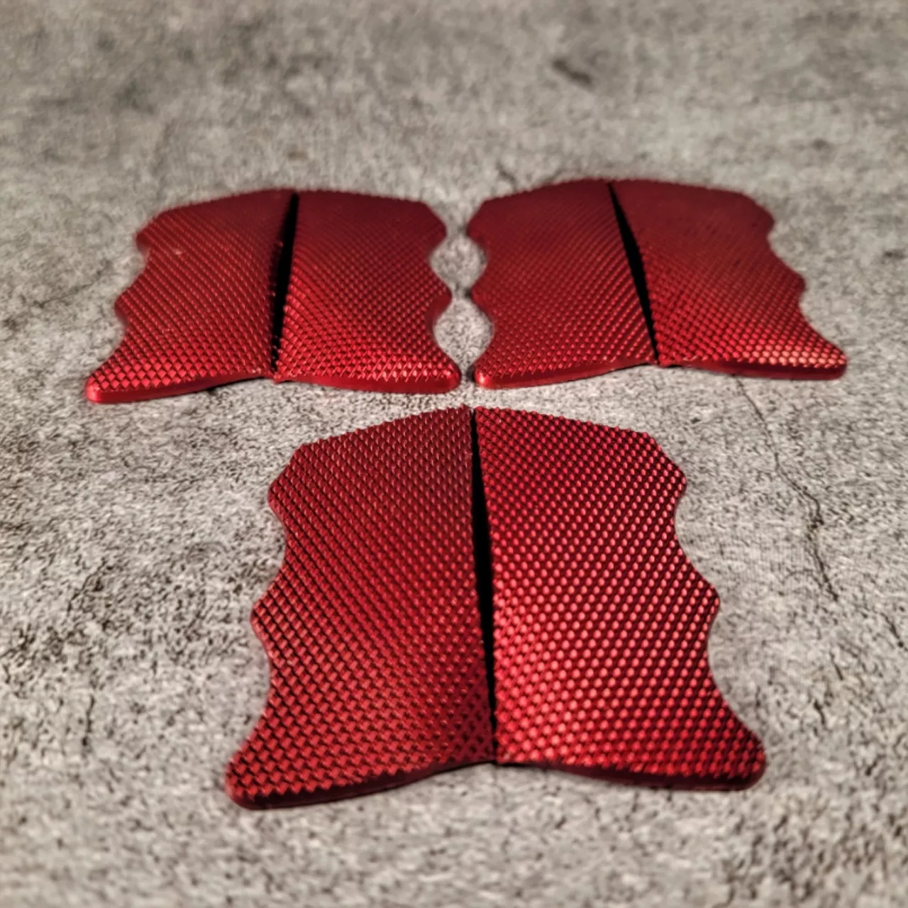 Taylor Freelance HK Grip Panel Masterset Aluminum Red