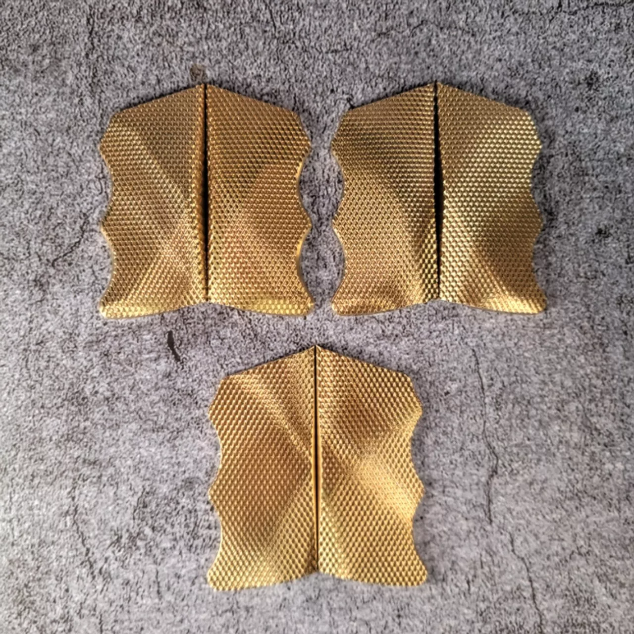 Taylor Freelance HK Grip Panel Masterset Brass Shiny