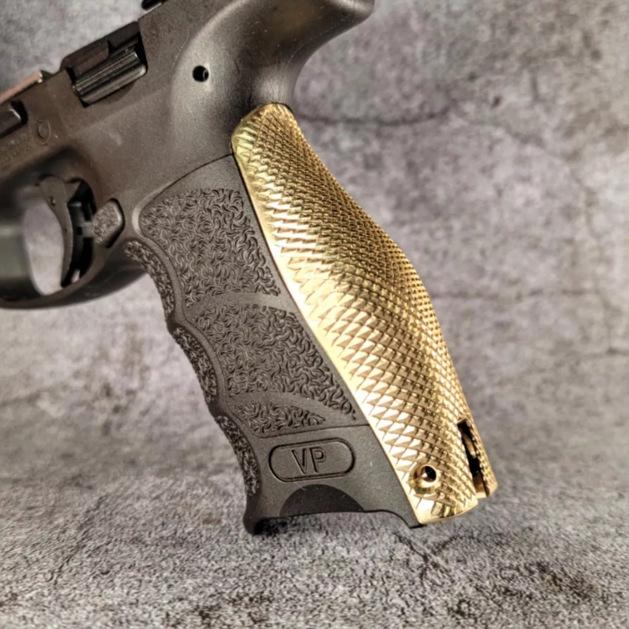 Taylor Freelance HK VP9 Death Grip Backstrap - Brass