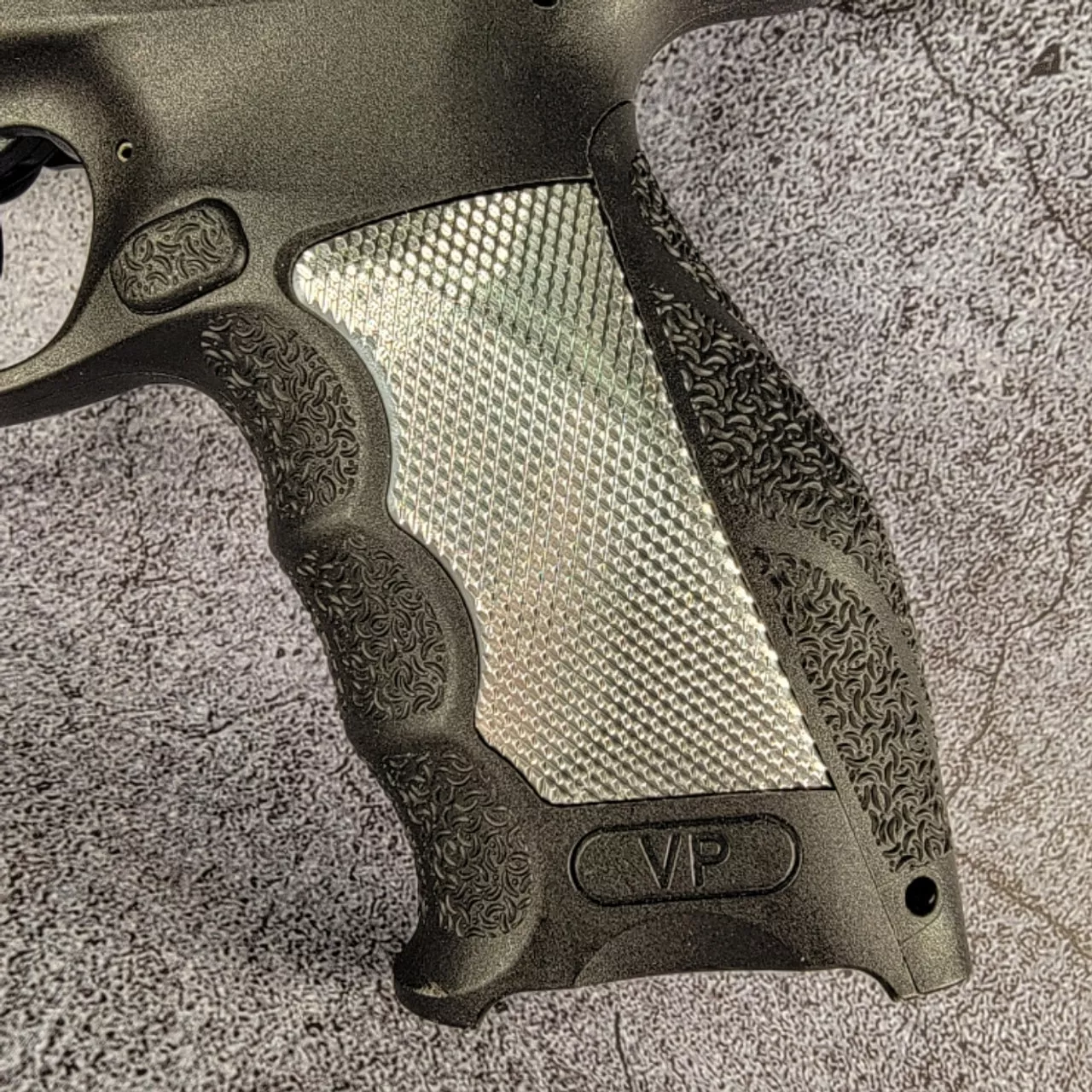 Taylor Freelance HK VP9 Grip Panel LEFT Large Aluminum Shiny