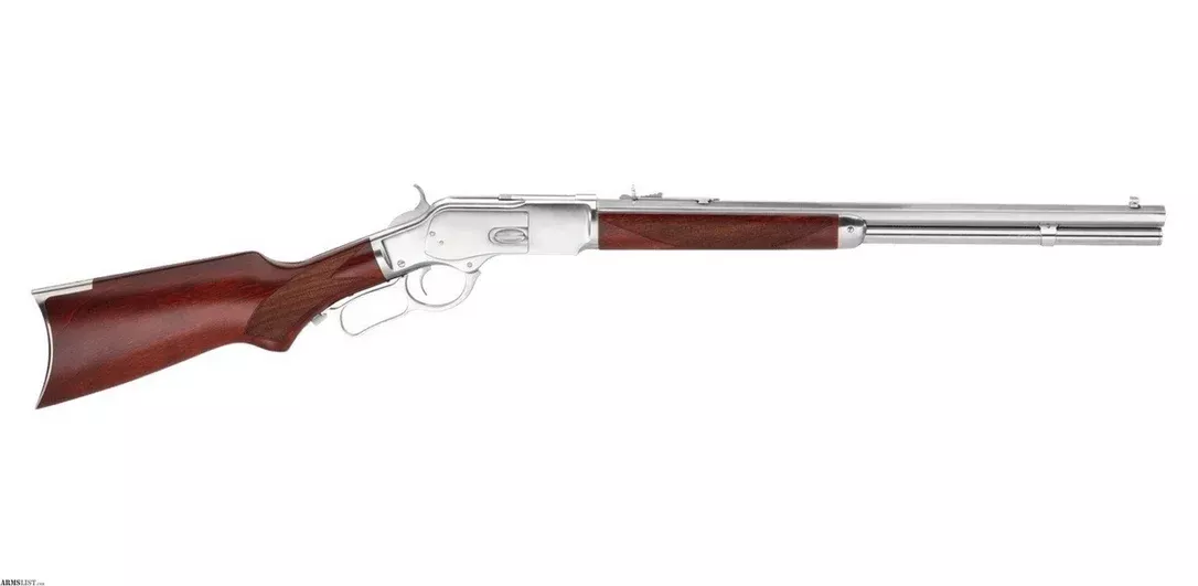 TaylorsCo. 1873 Rifle Pistol Grip Tuned .357 Mag 20 Inch White / Walnut 550247DE from ELK CO AMMO&ARMS INC near Saint Marys, Pennsylvania, USA