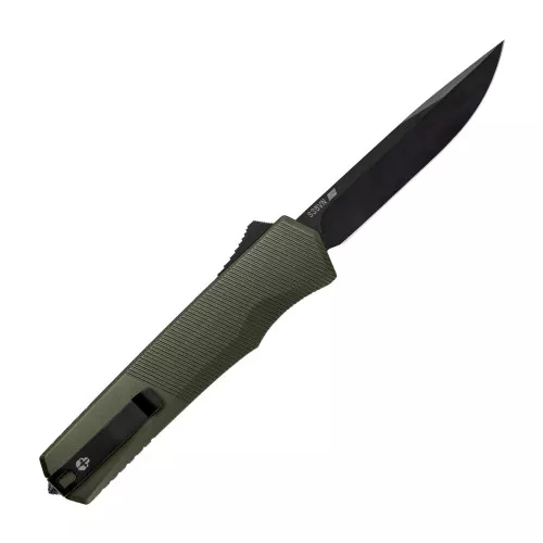 Tekto Knives A5 Spry OD Green Handle Black S35V Drop Point Blade