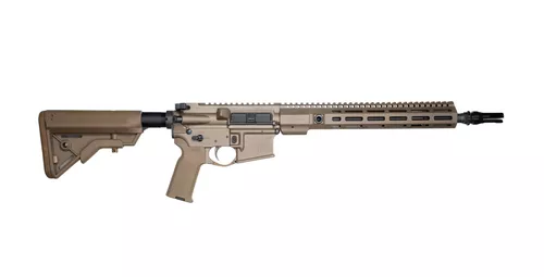 TRIARC Systems - TSR-15S Rifle 13.9" (PINNED) Dead Air 5.56 Nato - TAN 'ANODIZED' CERAKOTE