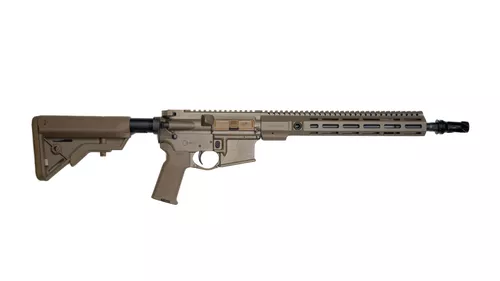 TRIARC Systems - TSR-15S Rifle 13.9" (PINNED) HUXWRX 5.56 Nato - TAN 'ANODIZED' CERAKOTE