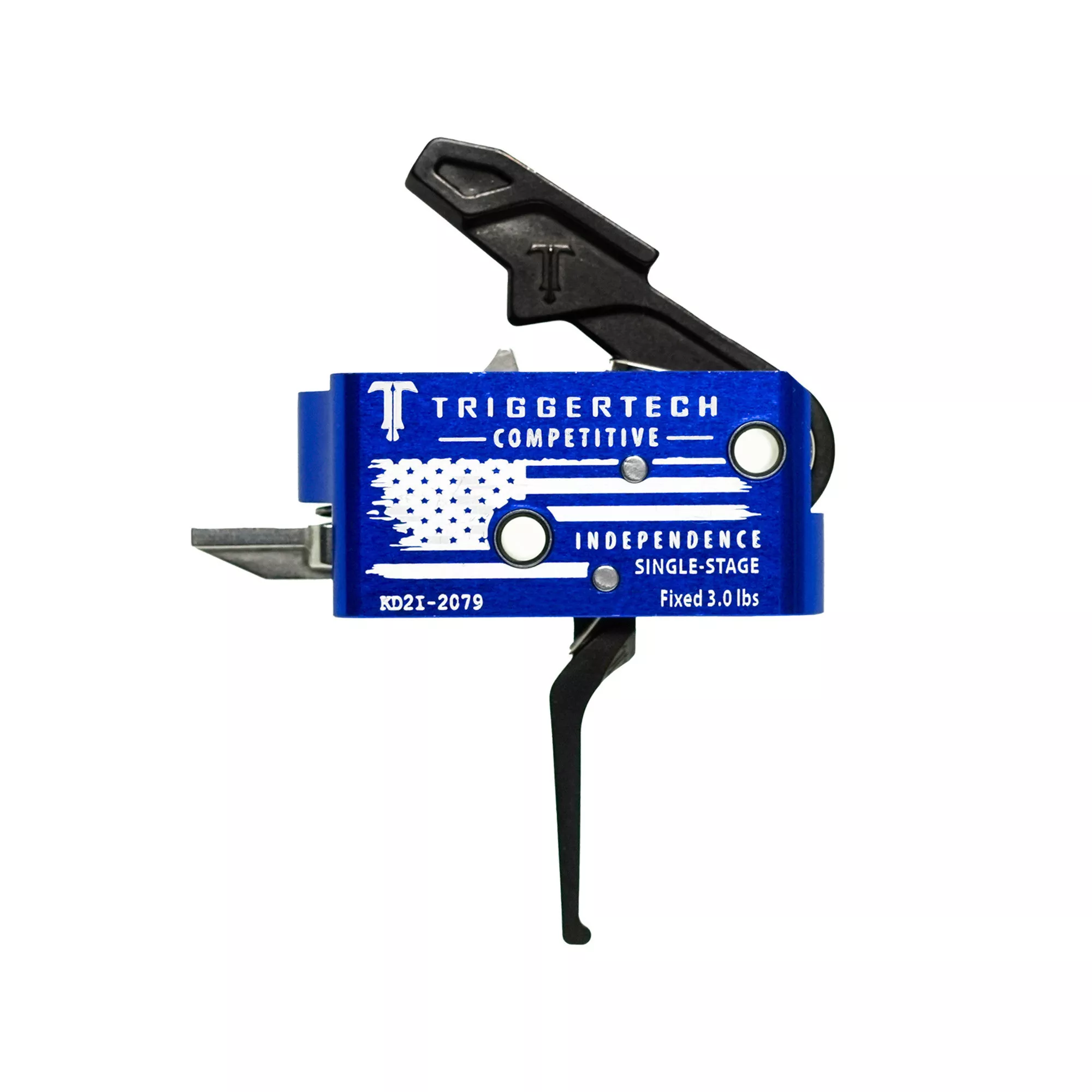 TriggerTech AR-15 Competitive Flat Trigger Black/Blue