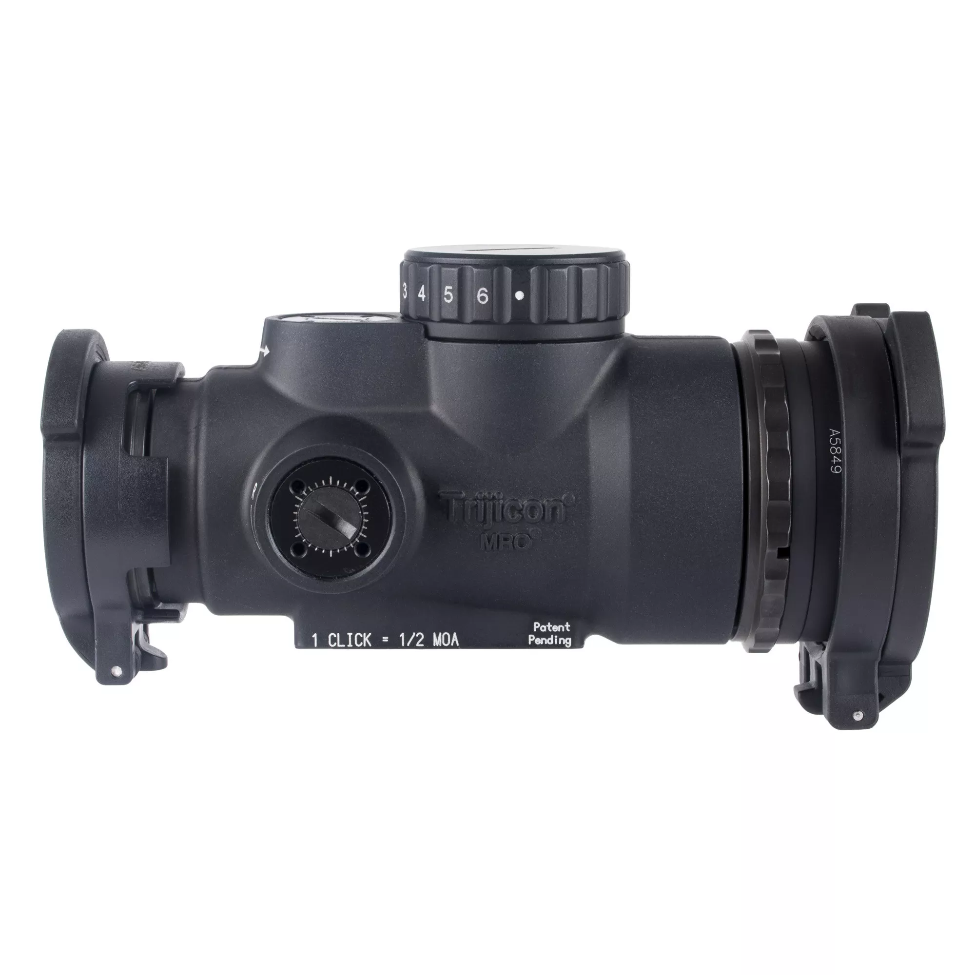 Trijicon MRO SD Patrol Red Dot 1X25mm 2MOA Dot/68 MOA Segmented Circle No Mount Black