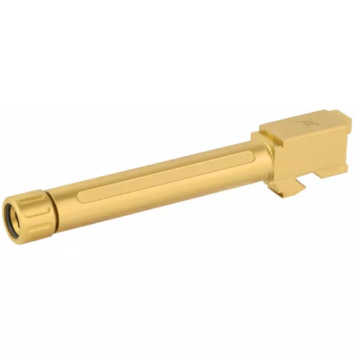 True Precision Threaded Barrel For Glock 17 - Titanium Nitride