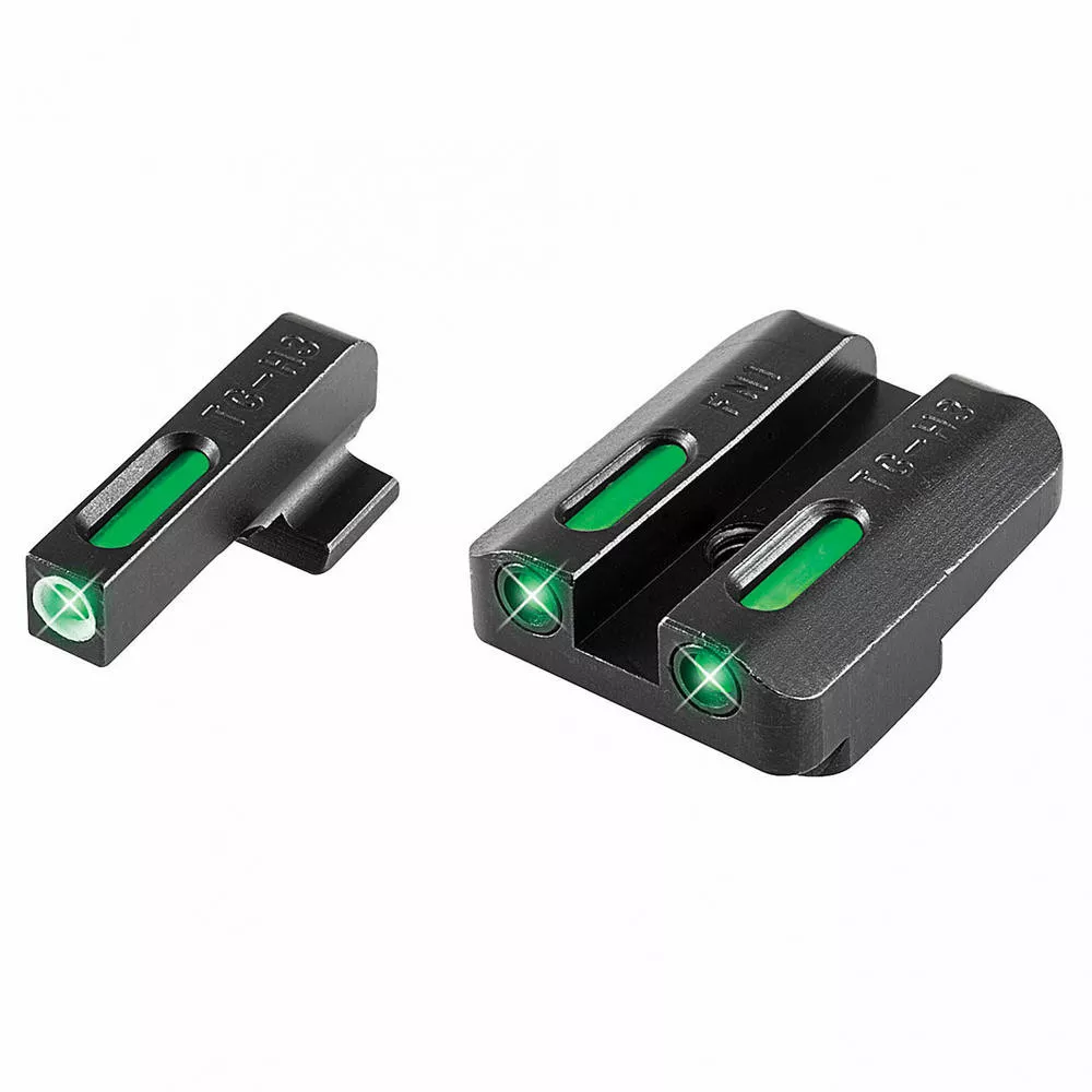 Truglo TFX Green Tritium wWhite Ring Set for FN