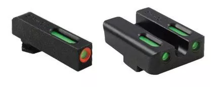 Truglo TFX Pro Tritium/Fiber-Optic Day/Night Sight Ruger American 9mm & .45 Orange Outline Front