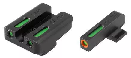 Truglo TFX Pro Tritium/Fiber-Optic Day/Night Sights Fit FNH FNP-9|FNX-9|FNS-9|FNS-9 Compact Front