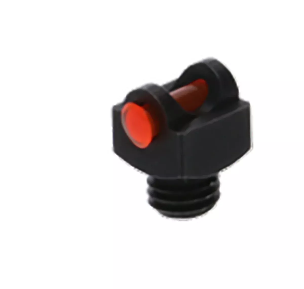 TruGlo TG954CR StarBrite Deluxe BeadBlack | Red Fiber Optic Front Sight 5-40" Threads