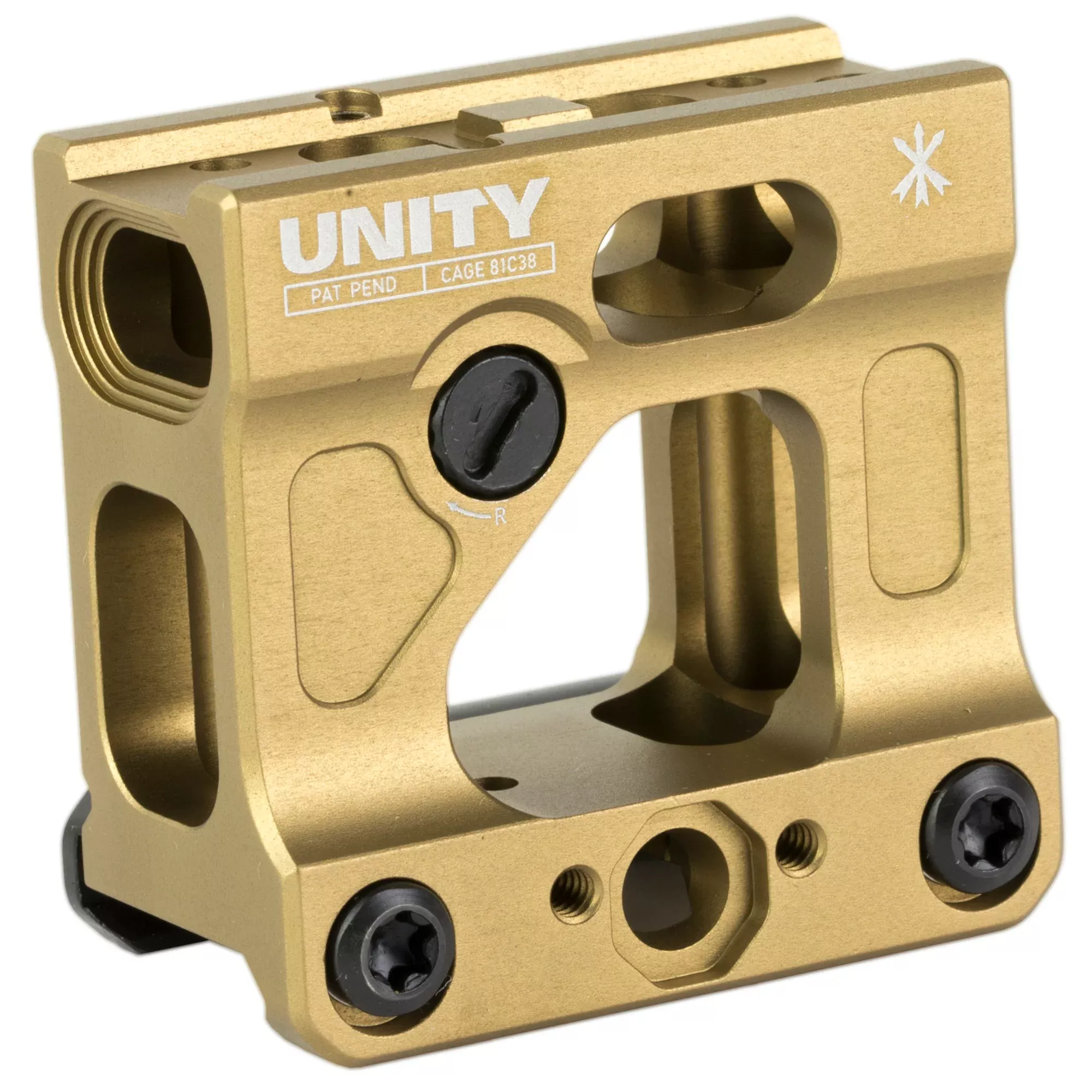 Unity Tactical FAST Micro Mount FDE – 2.26" Height Red Dot Mount