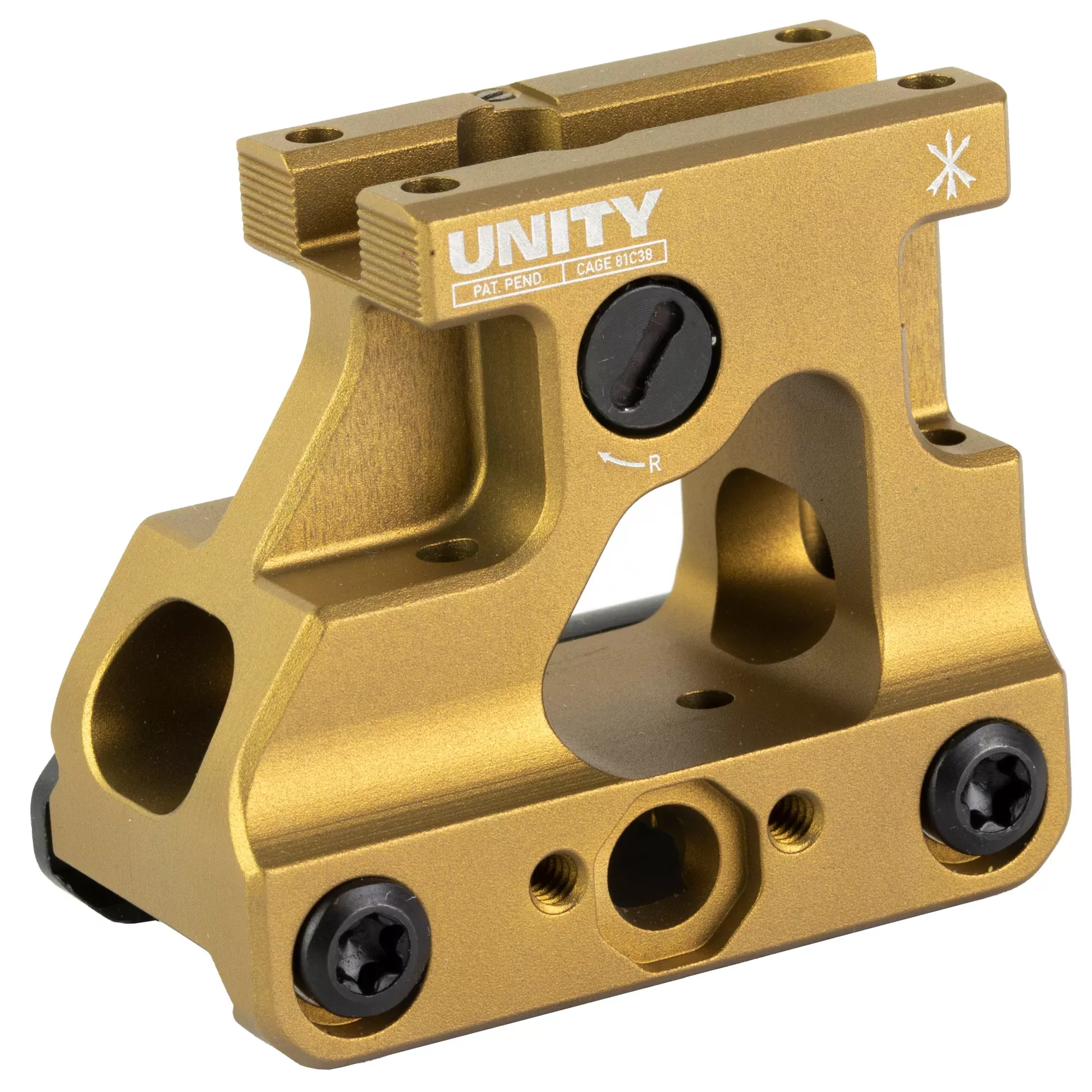Unity Tactical FAST MRO Mount FDE – 2.26" Height Optic Riser
