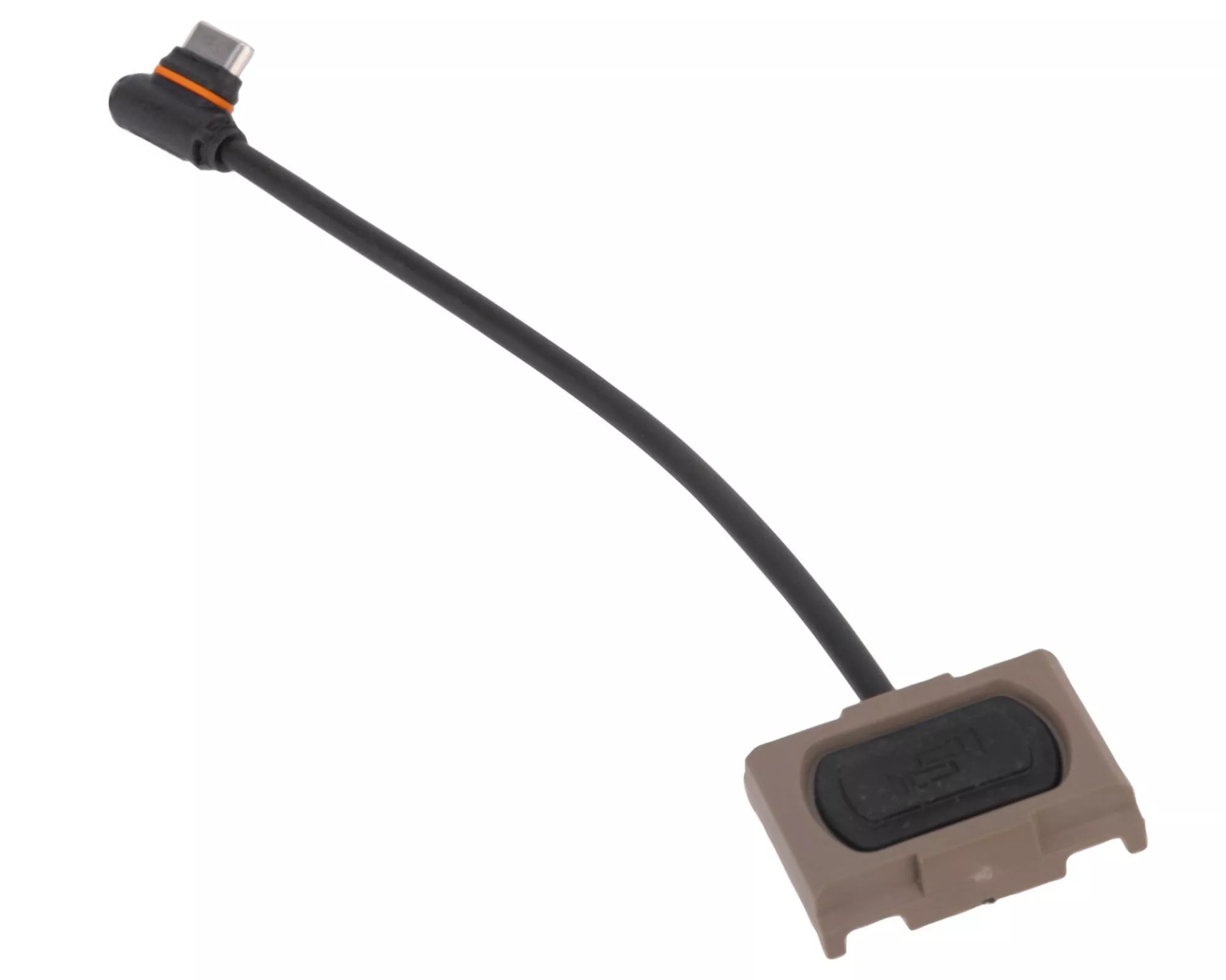 Unity Tactical ModButton Lite Single Lead Switch w/Link USB-C 4.5" FDE