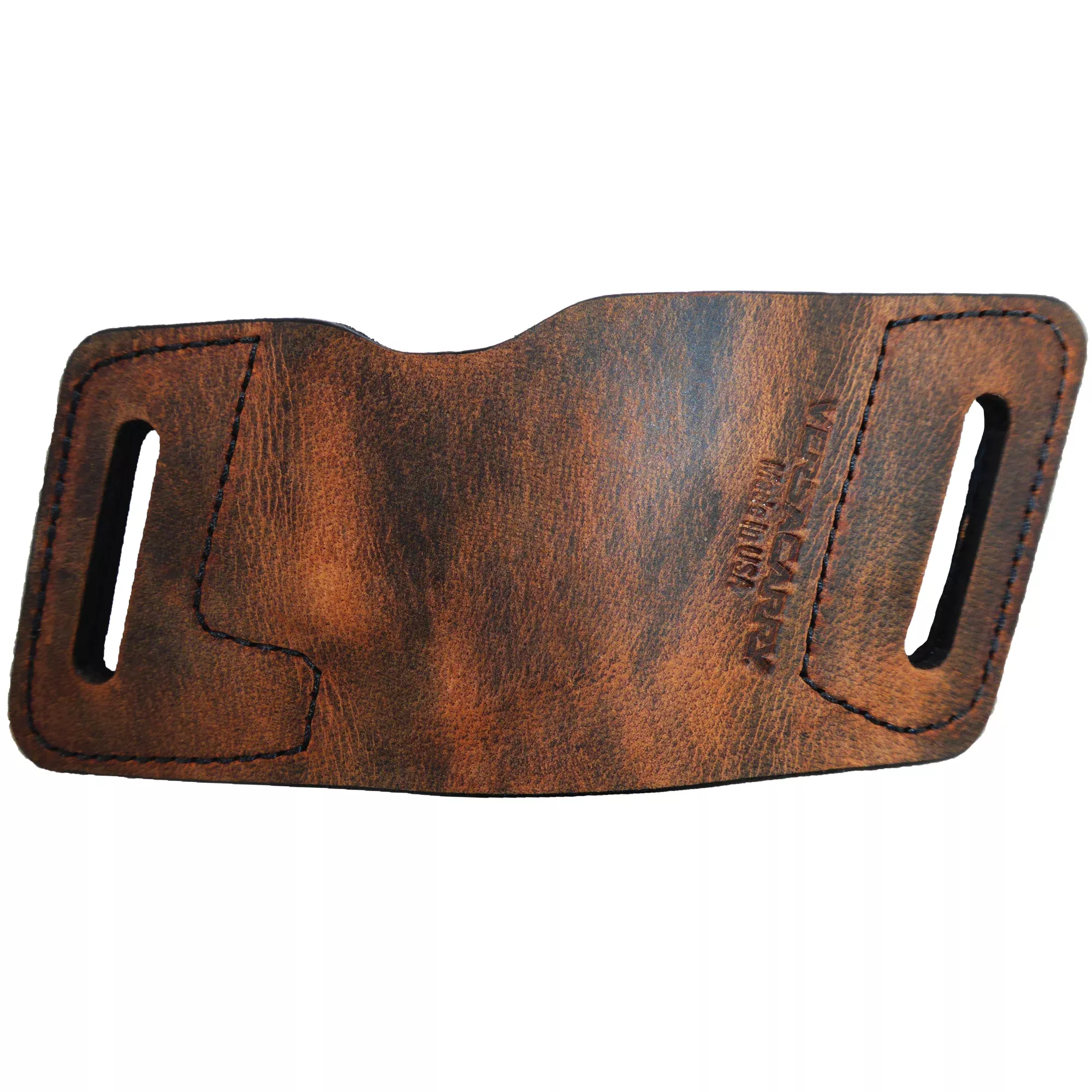Versacarry Quick Slide OWB Holster – Brown Leather, Size 1 (Compact Pistols)