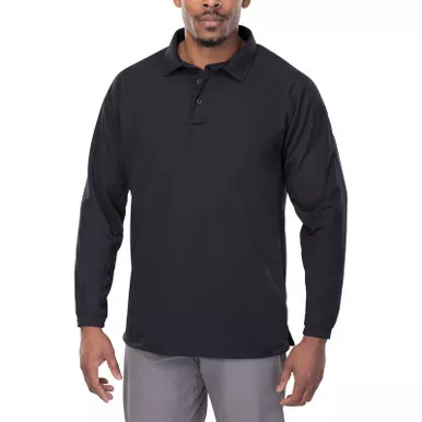 Vertx VTX4020P Men's Coldblack Long Sleeve Polo Shirt