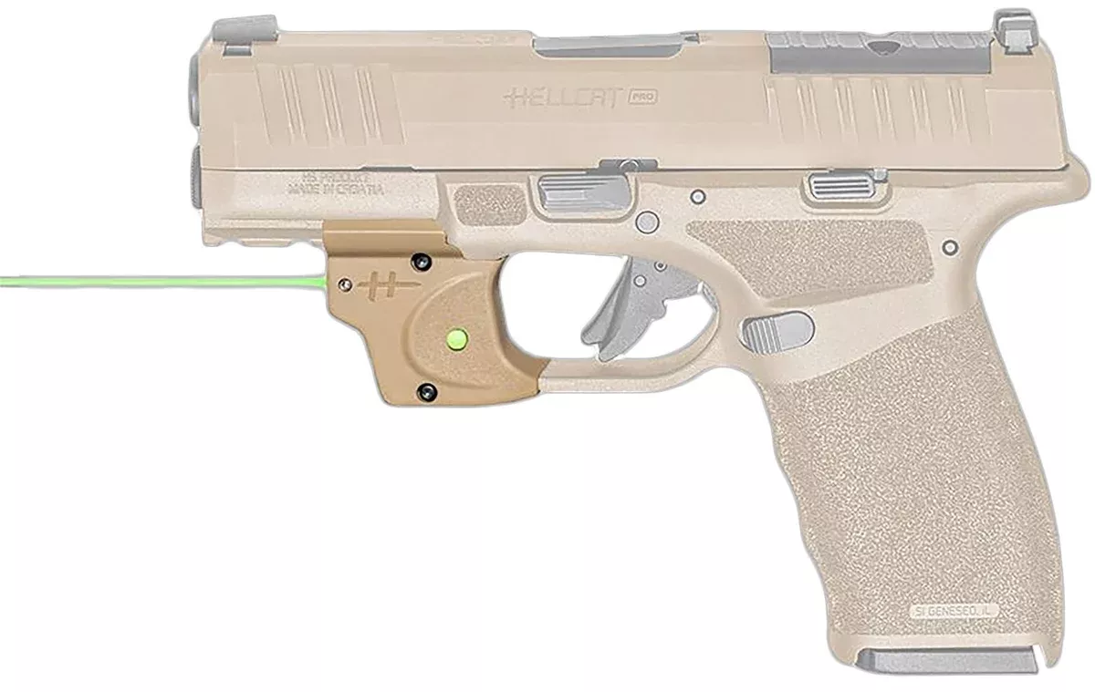 Viridian 9120085 Green Laser Sight for Springfield Hellcat Pro E-Series Flat Dark Earth