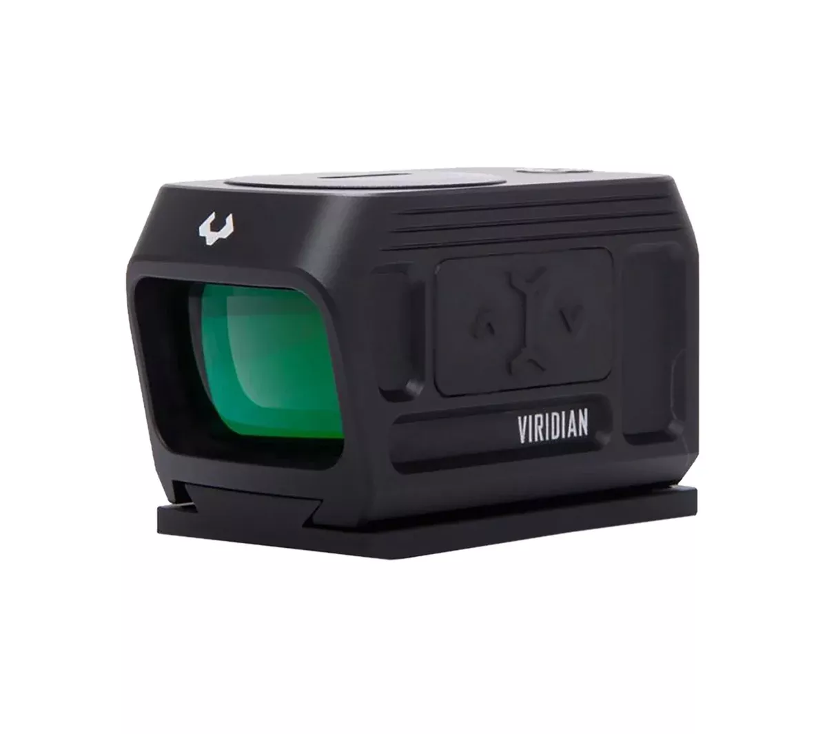 Viridian 9810051 RFX45Black 1 x 24 mm x 15.5 mm 5 MOA Green Dot ACRO/Glock MOS