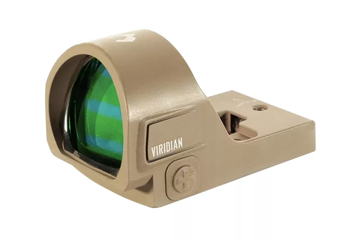 Viridian 9810145 RFX35Flat Dark Earth 1 x 22 mm x 26 mm 3 MOA Green Dot