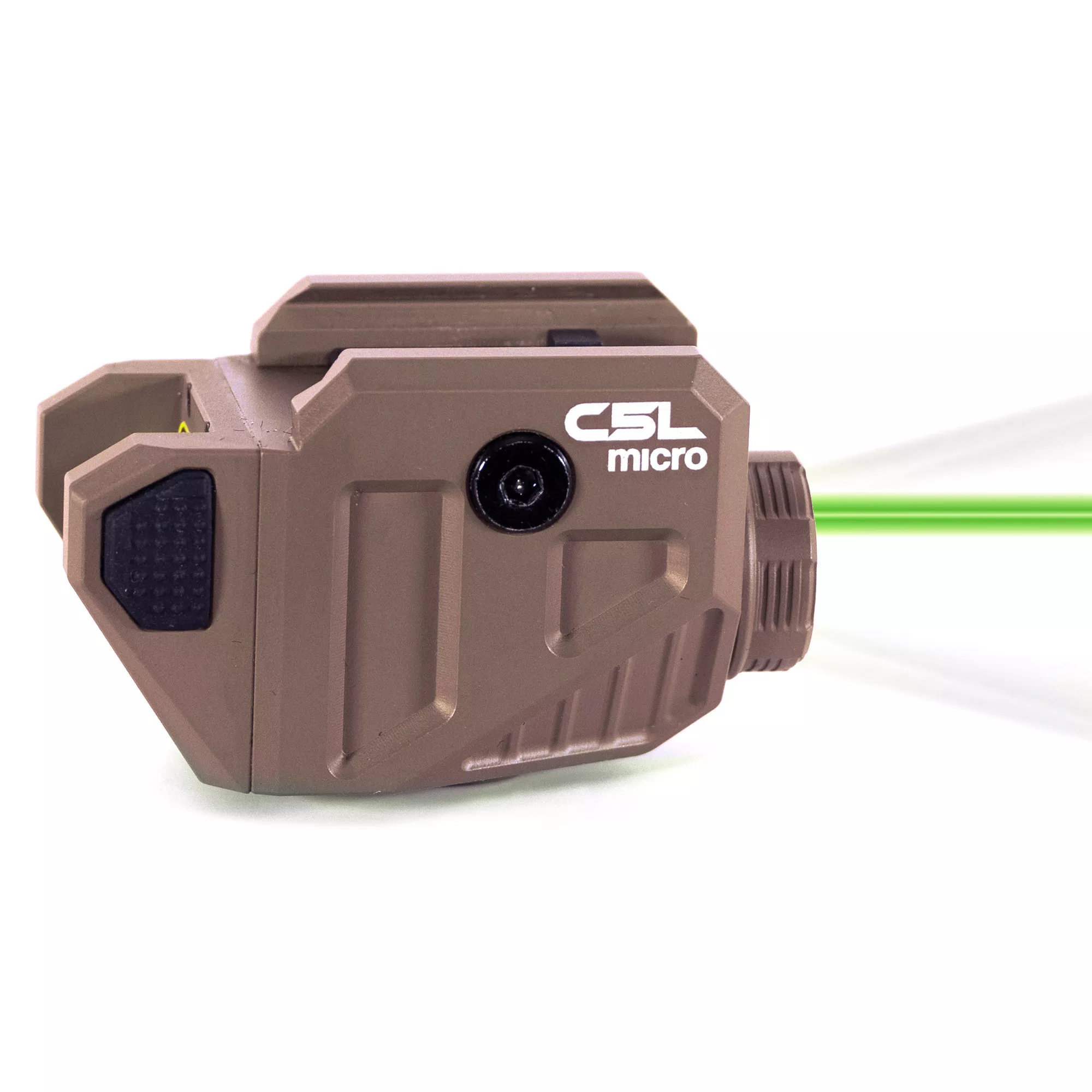 Viridian C5L Micro Tac Light w/Green Laser Universal 550Lm FDE