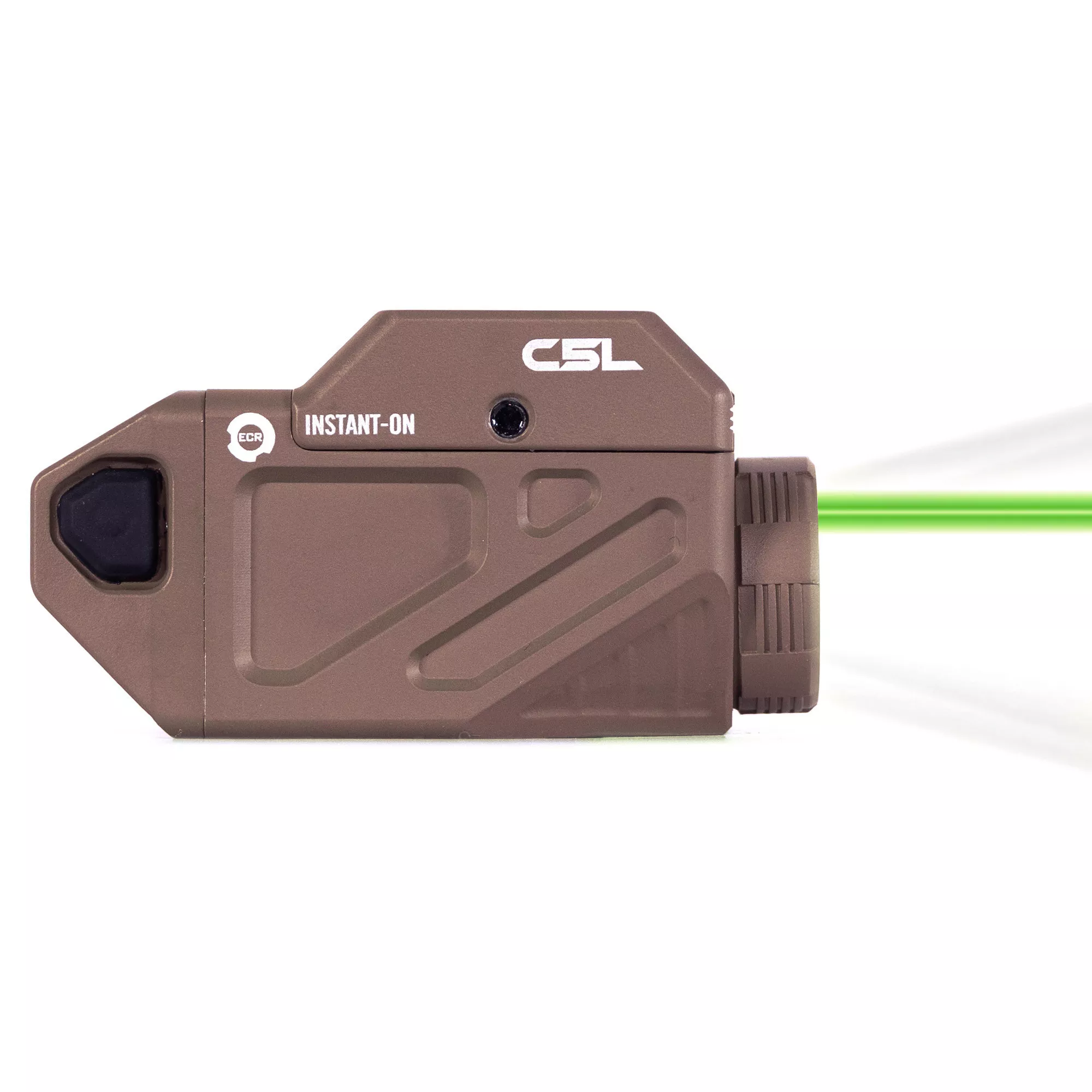 Viridian C5L Tac Light w/Green Laser Universal 650Lm FDE