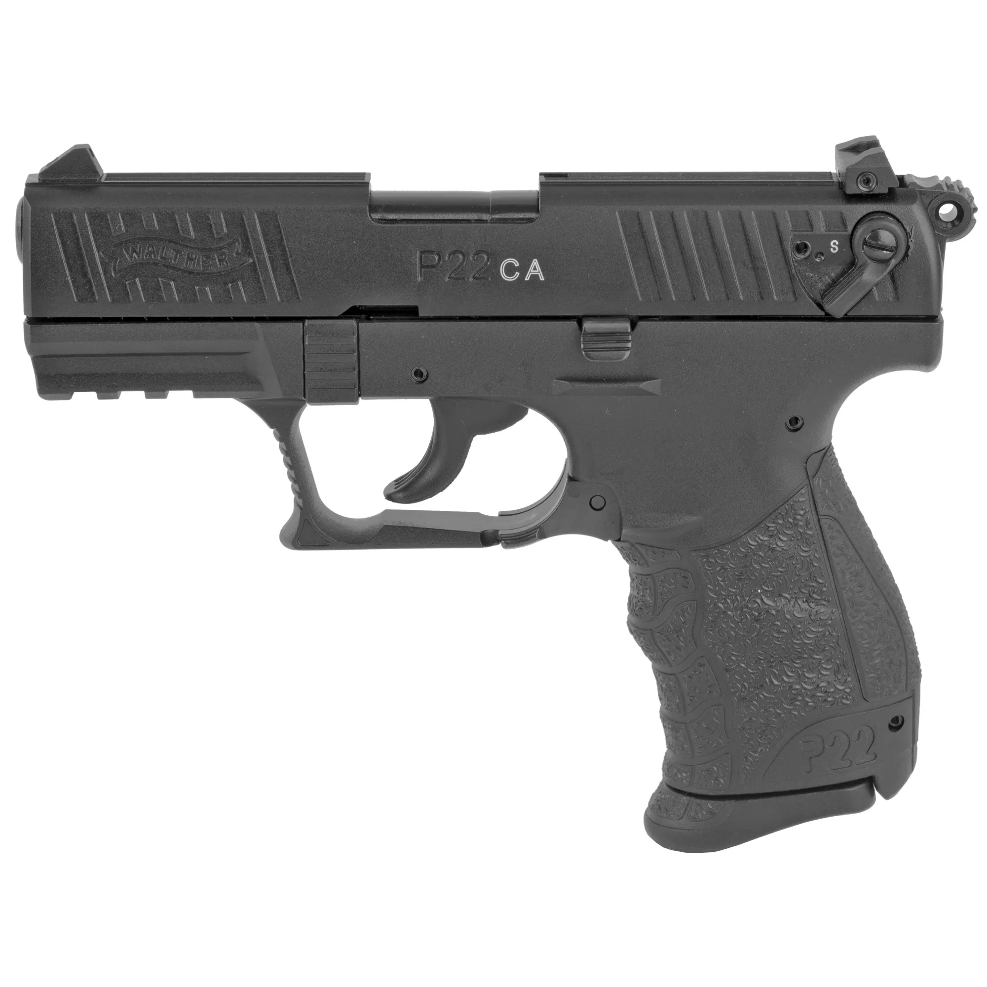 Wal P22 22lr 3.4" Blk 1-10rd Ca