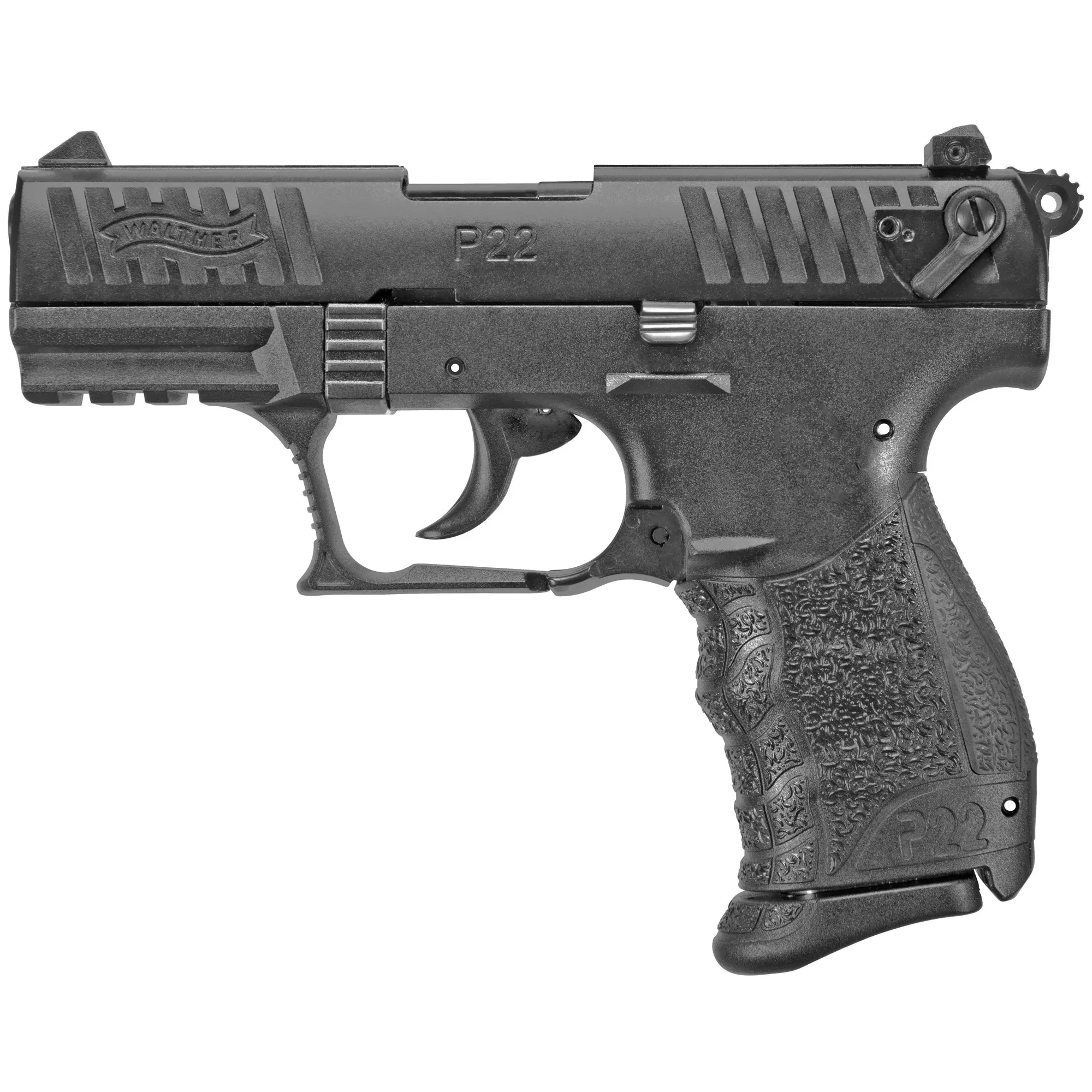 Wal P22q 22lr 3.42" Black 10rd
