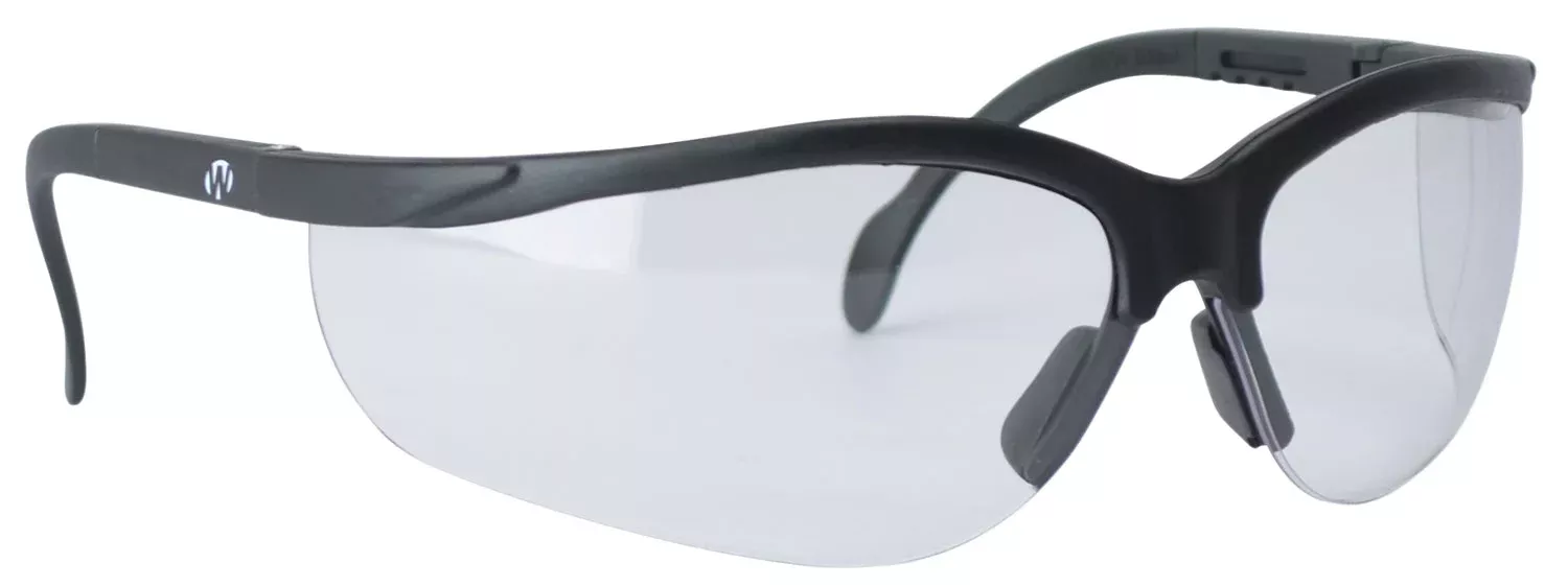 Walker's GWPCLSG Sport GlassesAdult Clear Lens Polycarbonate Black Frame