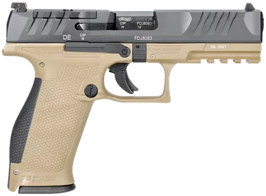 WALTHER PDP 9MM 4.5" BARREL 18-ROUNDS TAN OPTICS READY