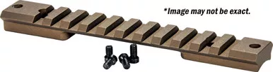 Warne Rail Mountain Tech 20moa - Browning X-bolt Sa Burnt Brnze