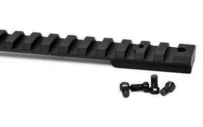Warne Vapor Rail 15MOA w/6-48 Screws Matte Black