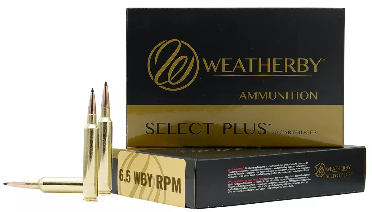 Weatherby B65RPM127LRX Select Plus6.5WBYRPM 127gr Barnes LRX Lead Free 20 Per Box/10 Case