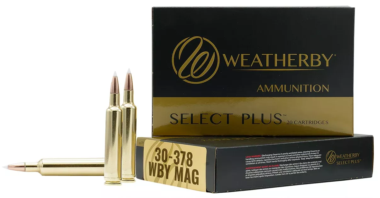 Weatherby H303220ELDX Select Plus30-378WthbyMag 220gr Hornady ELD X 20 Per Box/10 Case