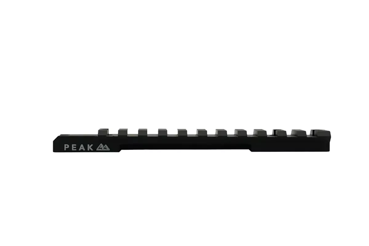 Weatherby J010003 Picatinny RailMatte Black Aluminum Weatherby Model 307 Integrated Weaver Mount Long Action 20 MOA