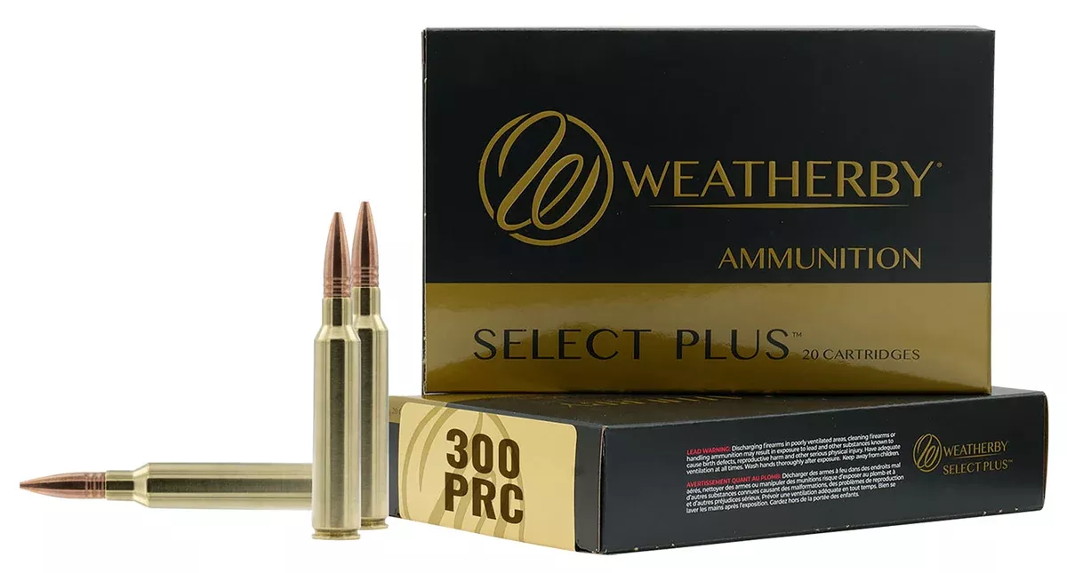 Weatherby M300P195HCB Select Plus300PRC 195gr Hammer Custom 20 Per Box/10 Case