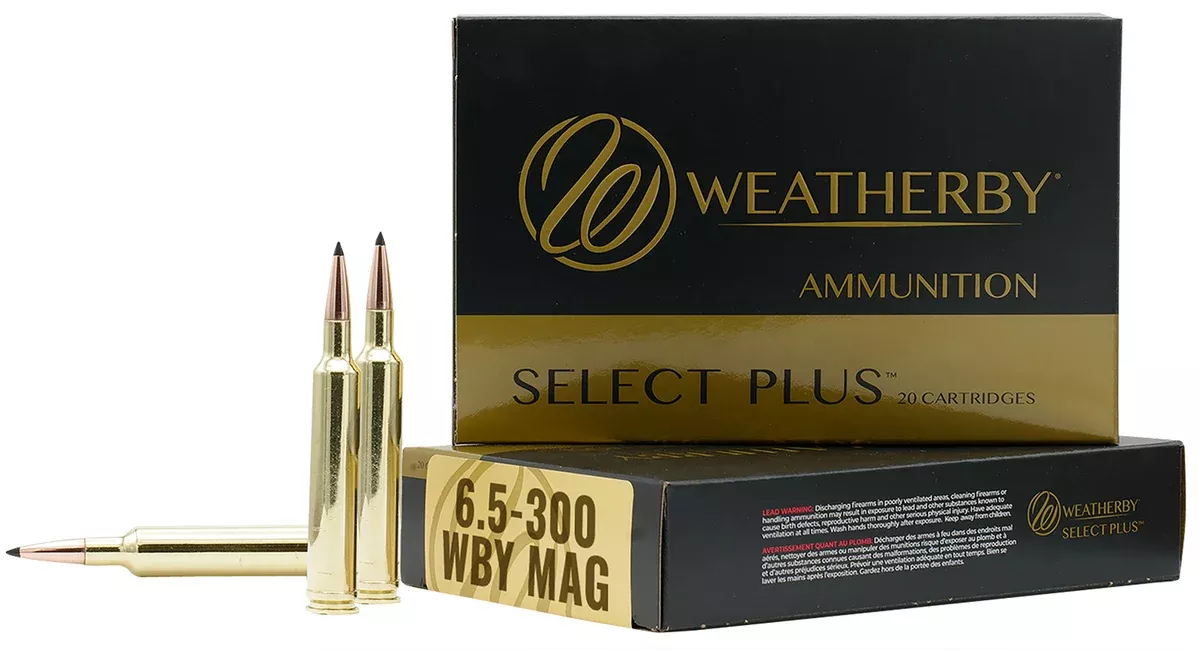 Weatherby N653140ACB Select Plus6.5-300 Wthby Mag 140 gr Nosler AccuBond 20 Bx/10 Cs
