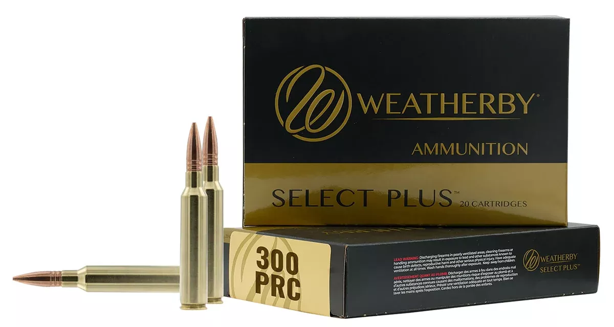 Weatherby R300P205EH Select Plus300PRC 205gr Jacketed Hollow Point 20 Per Box/10 Case
