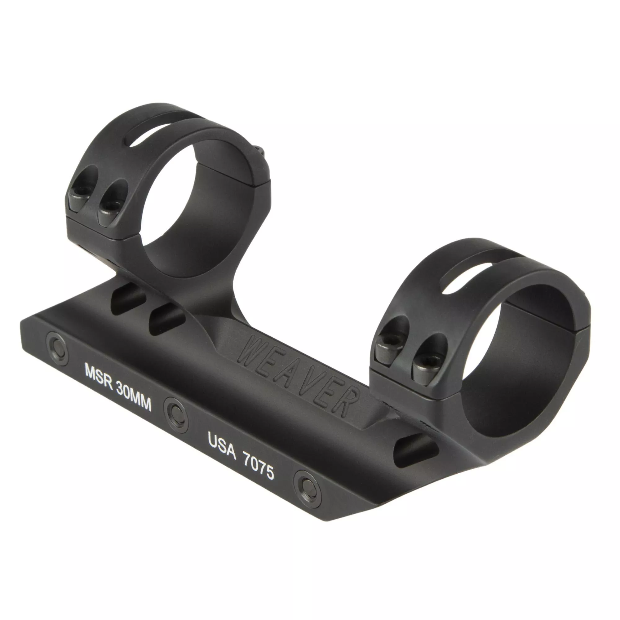 Weaver MSR Fixed Mount Black Matte