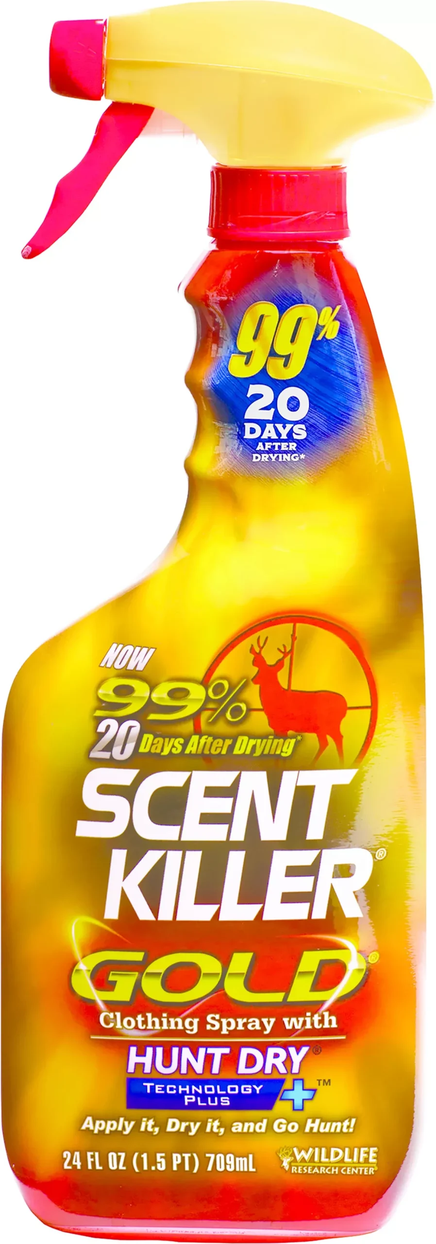 Wildlife Research 1255 Scent Killer GoldOdor Eliminator Odorless Scent 24 oz Trigger Spray