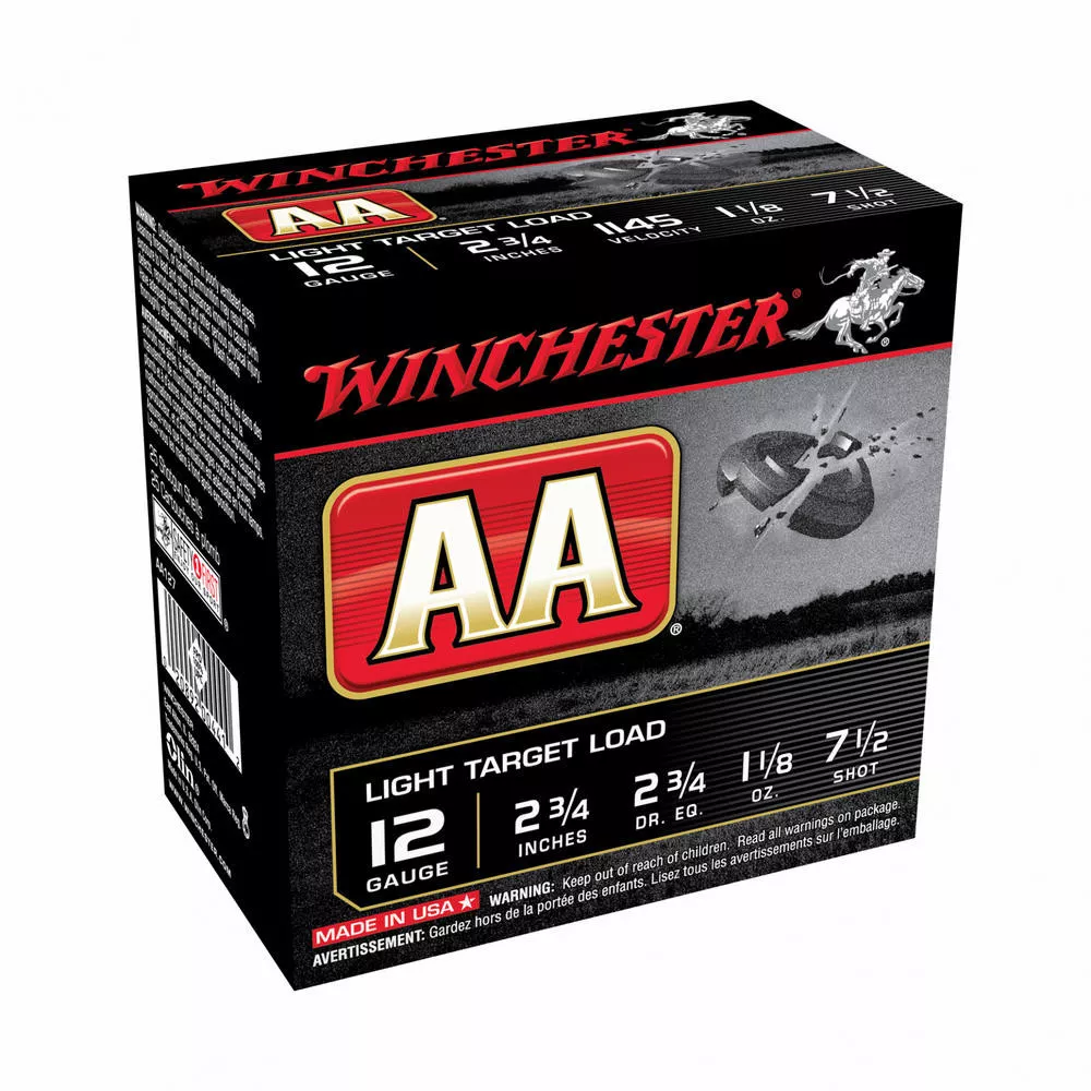 Win Aa Trgt 12ga 2.75" #7.5 25/250