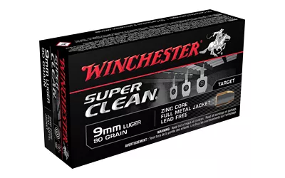 Win Super Clean 9mm 90gr Fmj 50/500