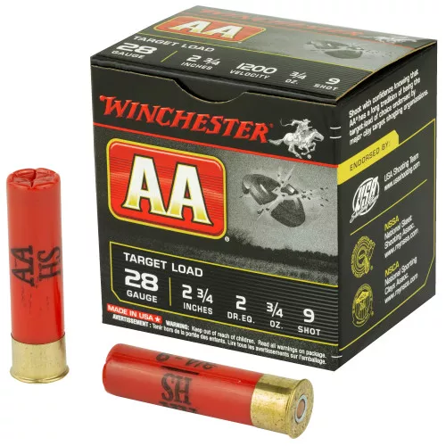 Winchester AA Target Load - 28 Ga 2.75" #9 .75 oz - 25 Round Box
