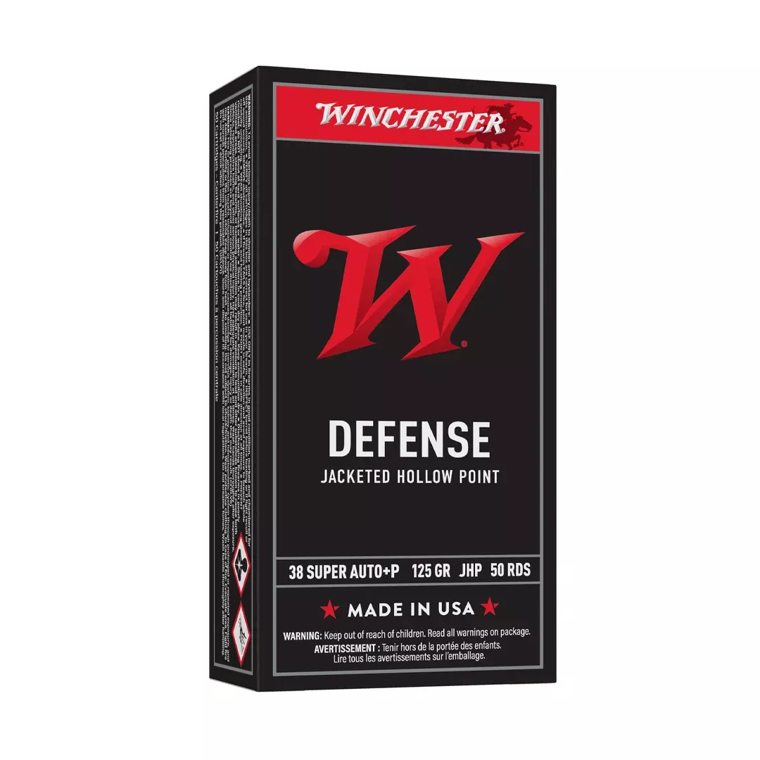 Winchester Ammo USA38AJHP USA38Special 125gr Jacketed Hollow Point 50 Per Box/10 Case