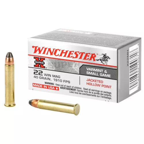 Winchester Super-X - 22 WMR 40 Grain Jacketed Hollow Point - 50 Rds