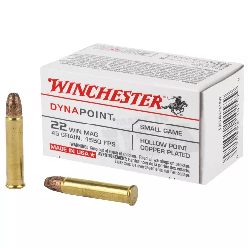 Winchester22wmr 45gr DYNAPOINT - 50rd Box