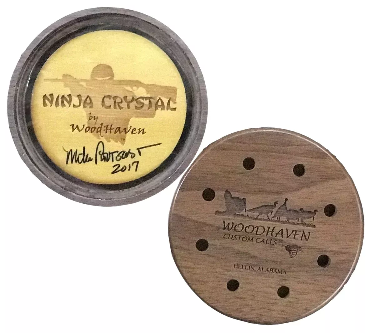 Woodhaven WH087 NinjaFriction Call Attracts Turkeys Natural Crystal/Wood