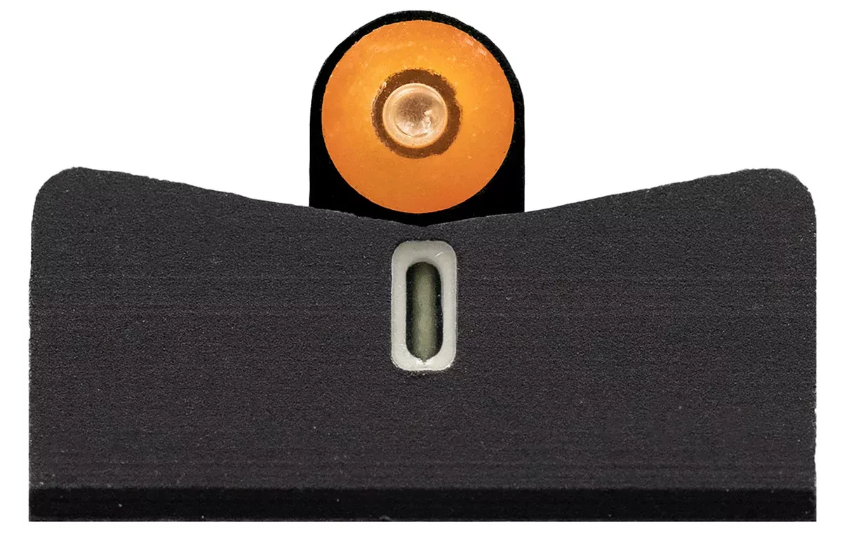 XS Sights SI0013S5N DXT2 Big Dot Night Sights- Sig Sauer- Springfield ArmoryBlack | Green Tritium Orange Outline Front Sight Green Tritium White Outline Bar Rear Sight